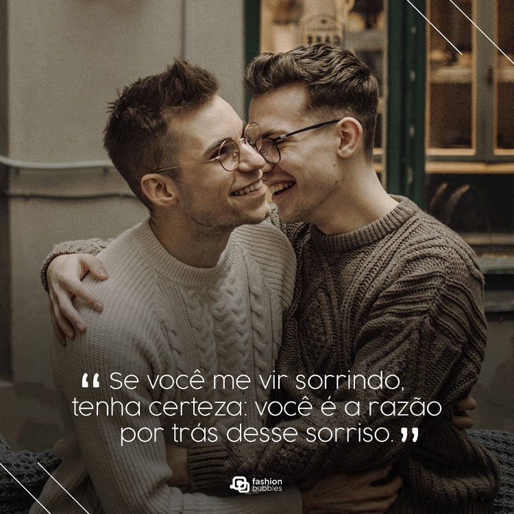 foto de casal rindo