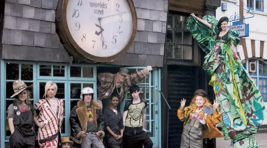 A loja World's End de Vivienne Westwood. A loja World's End de Vivienne Westwood.
