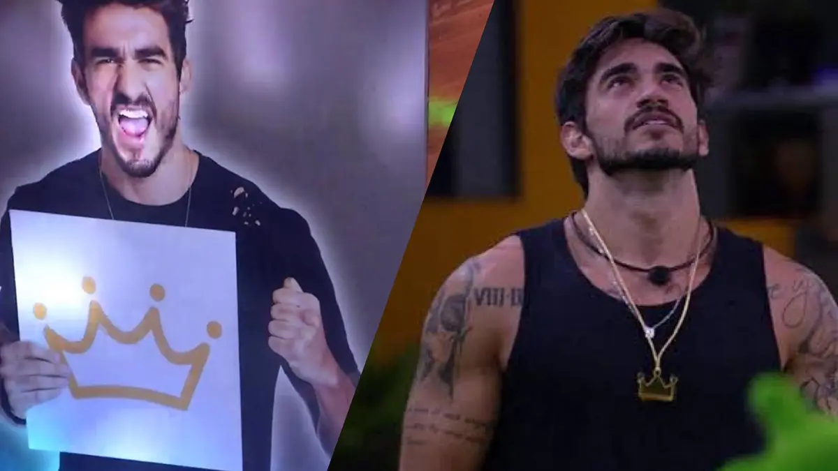 No BBB 20, Guilherme Napolitano foi líder, anjo e até beijou na boca (montagem: Fashion Bubbles)