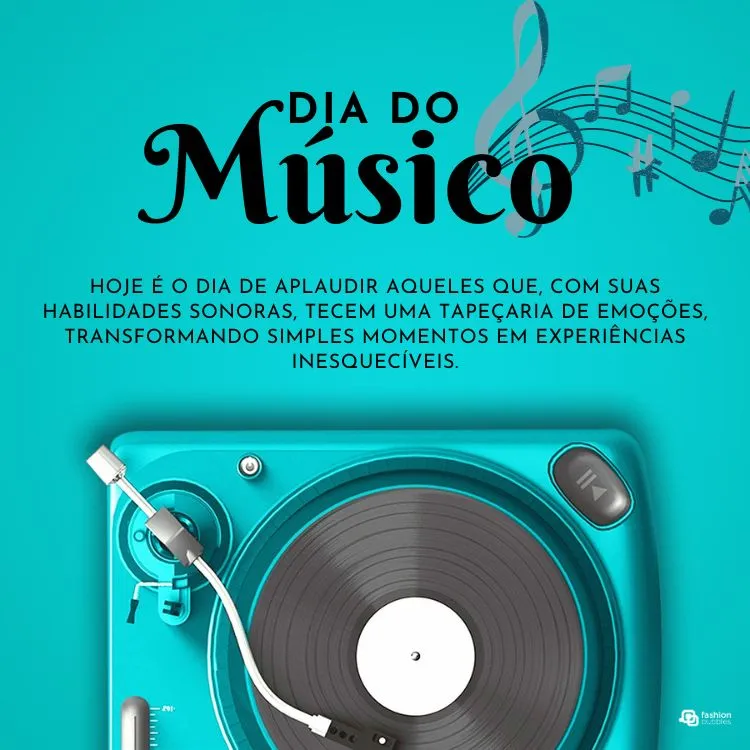 Hoje é o dia de aplaudir aqueles que, com suas habilidades sonoras, tecem uma tapeçaria de emoções, transformando simples momentos em experiências inesquecíveis.