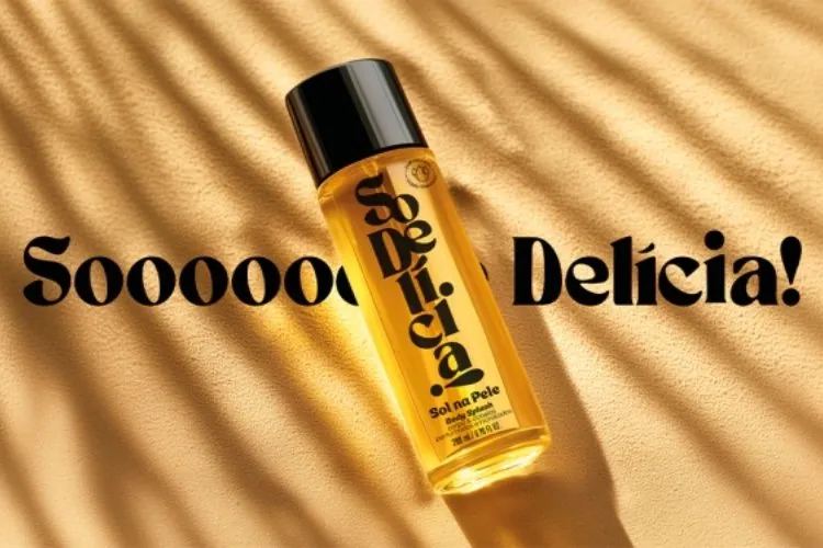 Body splash So Delícia! na fragrância Sol na Pele