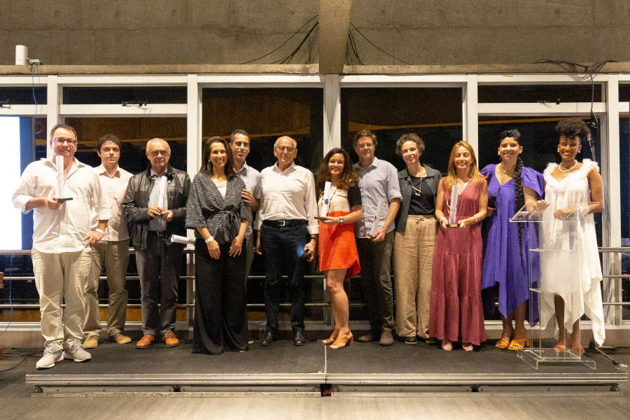 Ganhadores do prêmio Instituto Arquitetos do Brasil 2022.