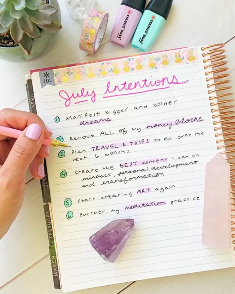 Técnicas de manifestação - caderno de intenções