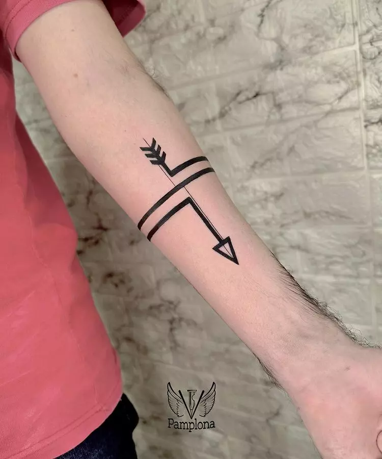 tatuagem que imita bracelete