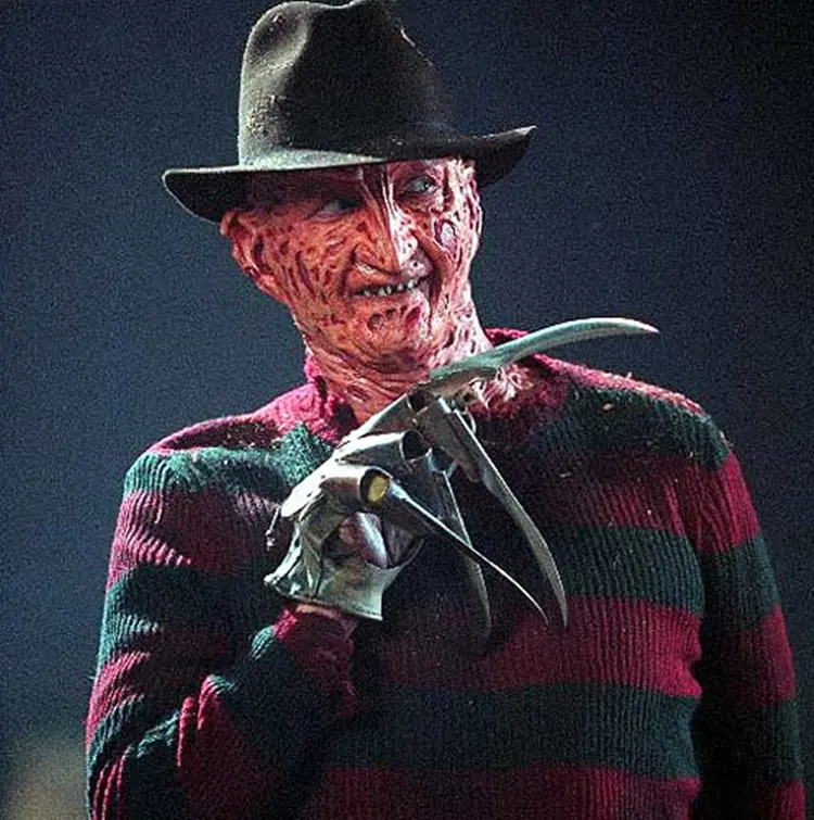 Foto do personagem de “A hora do pesadelo”, Freddy Krueger