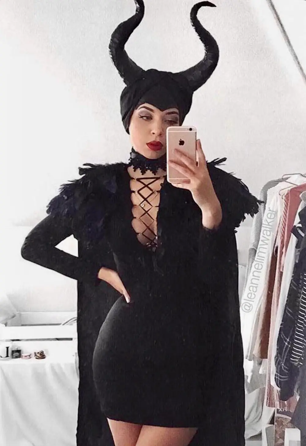 Capas de Halloween: fantasia malévola