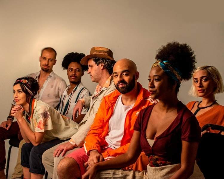 Foto elenco de "Céu Estrelado".