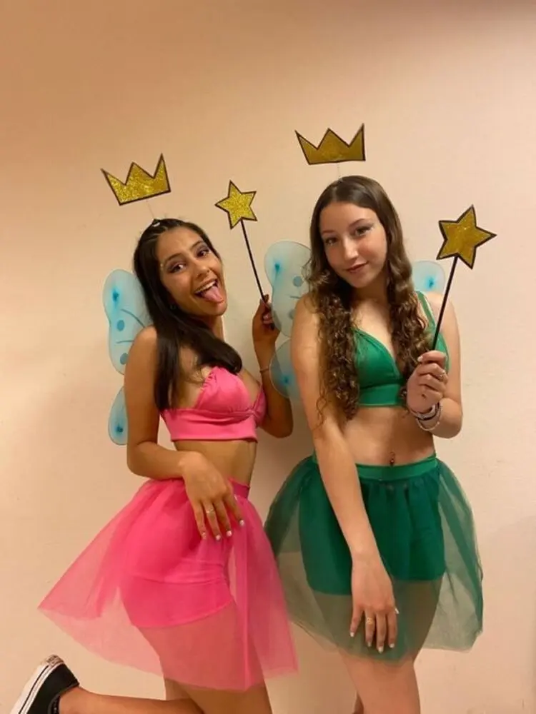 Fantasia de Cosmo e Wanda dos "Padrinhos Mágicos"