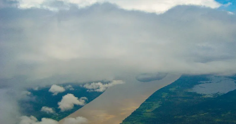 Rios voadores da Amazonia, importante para abastecimento de rios e ajuste dos climas do planeta