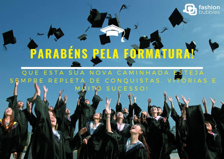 Frases de formatura parabenizando