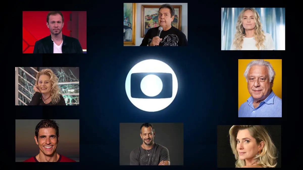 Globo, Faustão, Angélica, Malvino Salvador, Tiago leifert Globo, Faustão, Angélica, Malvino Salvador, Tiago leifert