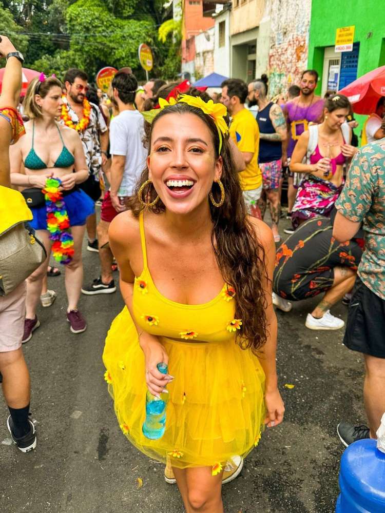 Opção de look para bloco de carnaval