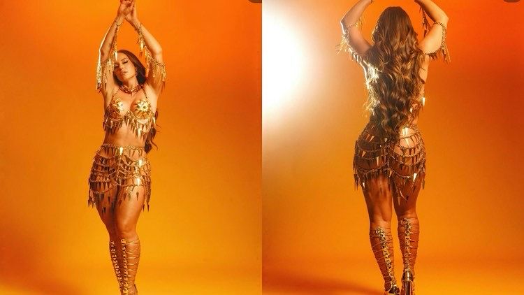 Paolla Oliveira no carnaval 2024.