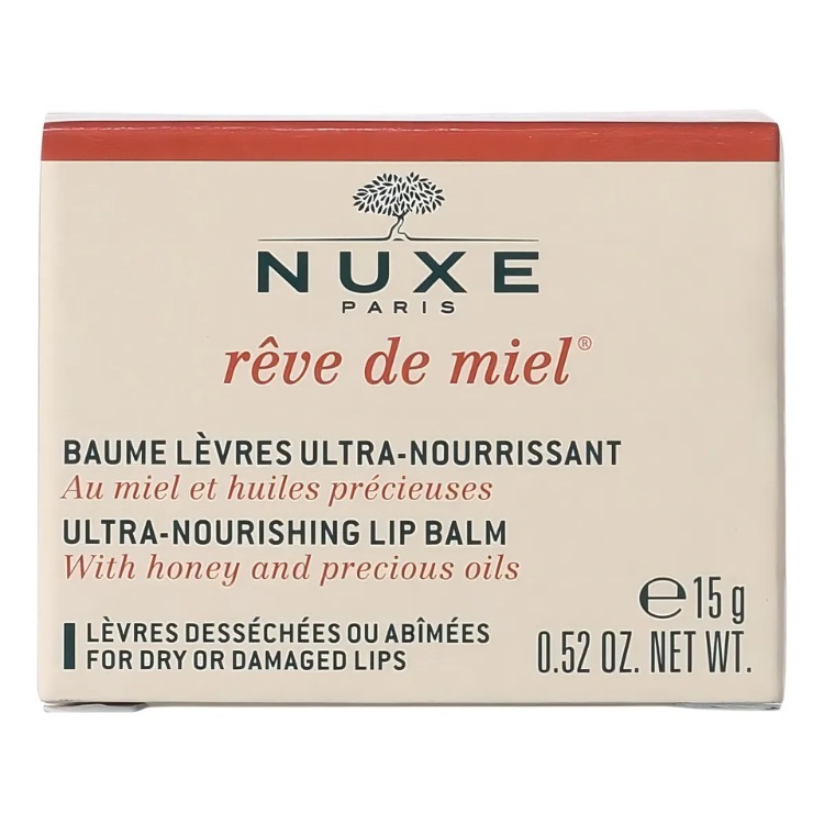 Embalagem de papel do Rêve de Miel da Nuxe