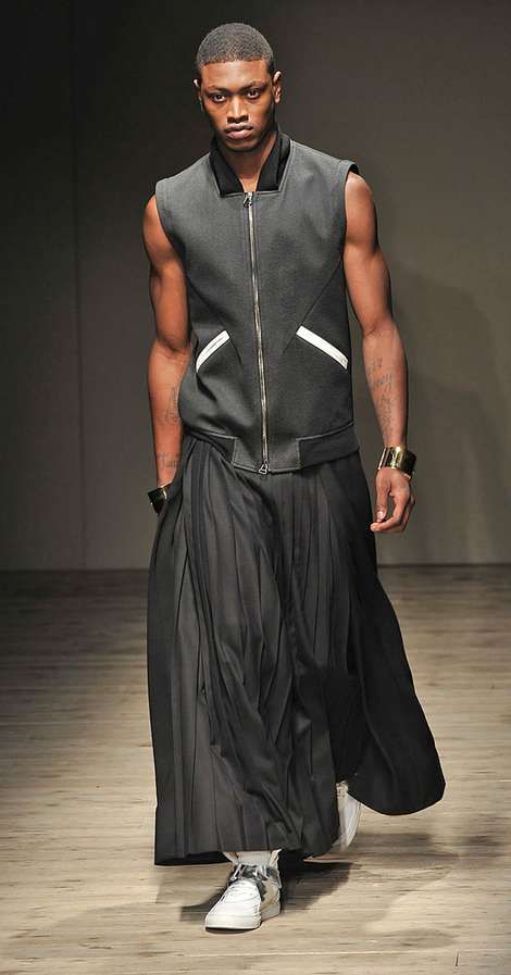 Homens de saia em looks super estilosos - tendência 2016 e 2017