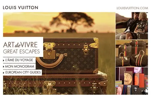 Louis Vuitton luxo site