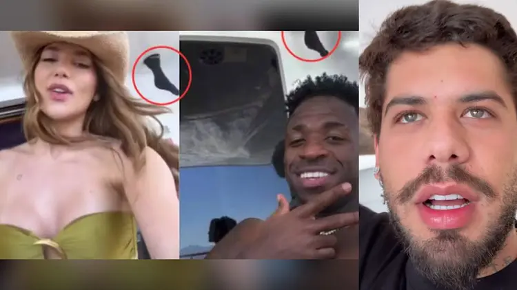 Zé Felipe posta música melancólica enquanto Virginia aproveita verão europeu em barco com Vini Jr.