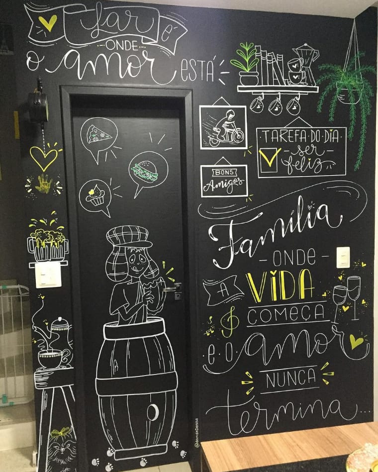 Desenho na porta