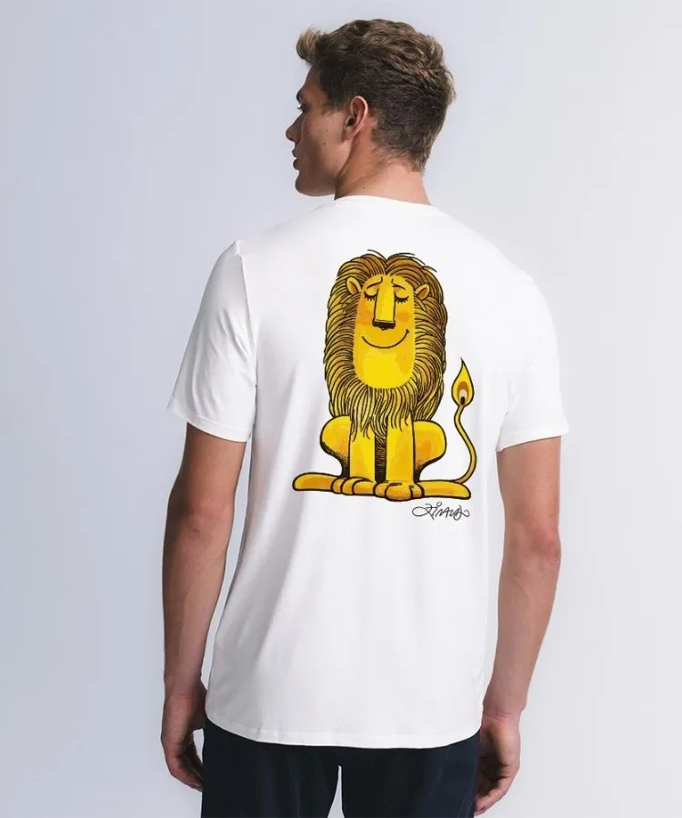 Camiseta da collab entre INSIDER e Ziraldo do signo de Leão