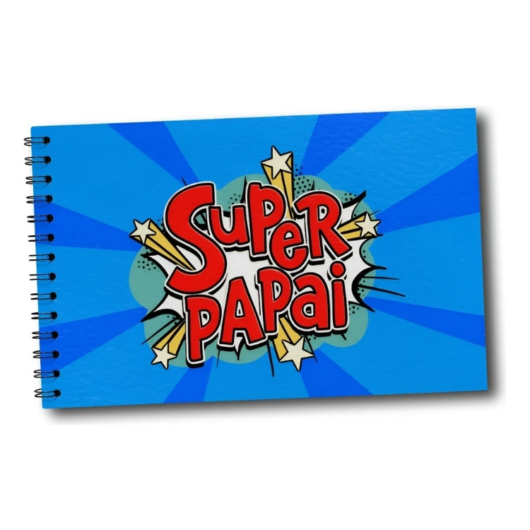 Scrapbook 15x21 Livro De Assinaturas Dia Dos Pais 30/fls
