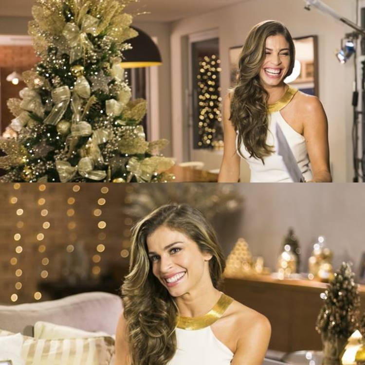 Grazi Massafera em campanha de Natal da Ferrero Rocher. Foto de Grazi Massafera.