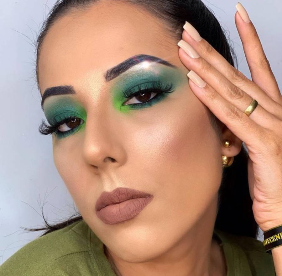 Foto de make monocromática