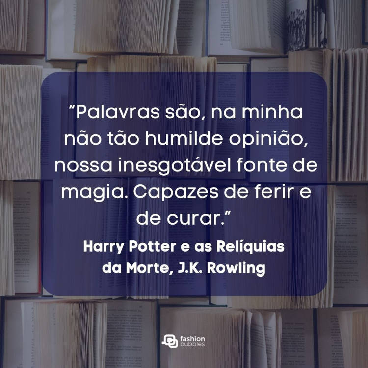 Frase do livro Harry Potter