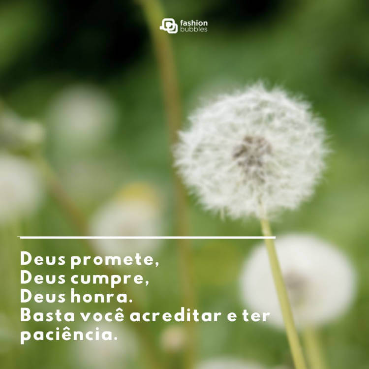 Frase sobre Deus prometer