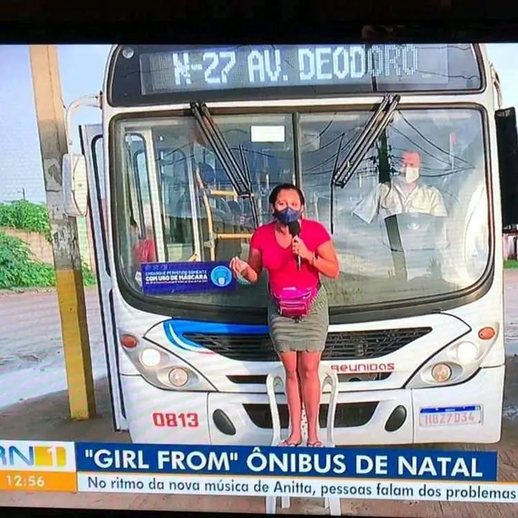 Foto de meme da Anitta no RN1.