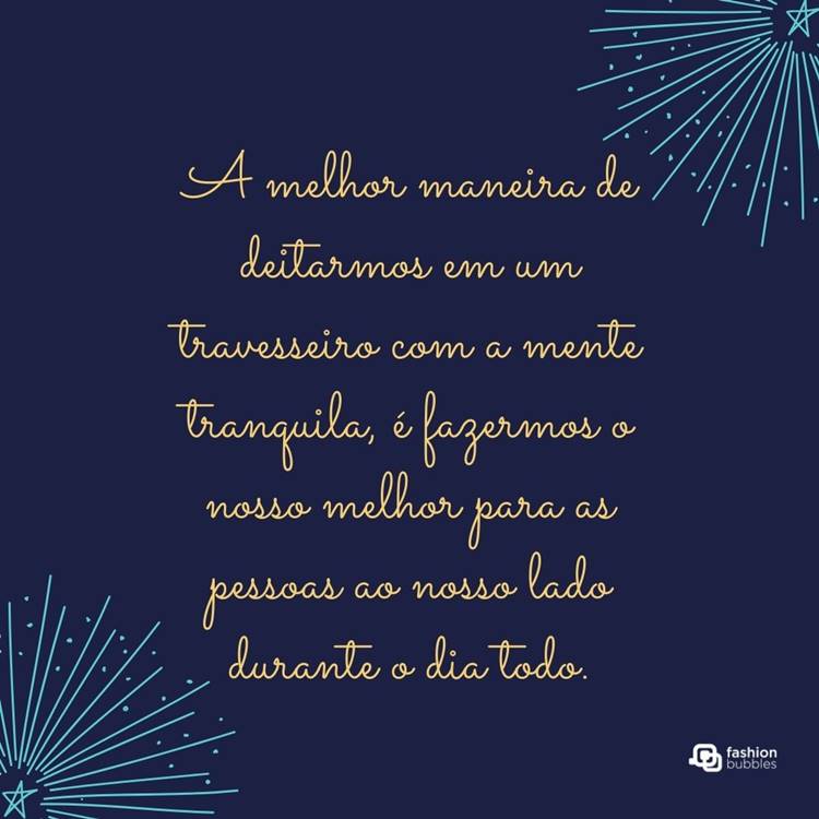 Foto de prece para fazer antes de dormir.