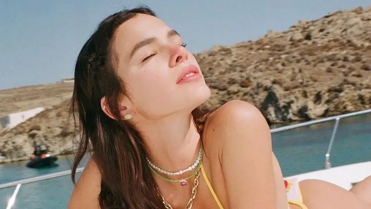 Bruna Marquezine e João Guilherme juntos em Fernando de Noronha.