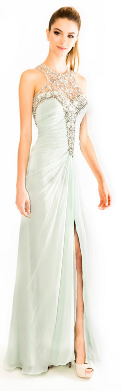 000Vestido fe festa bordado Marcelo quadros - Closet.me