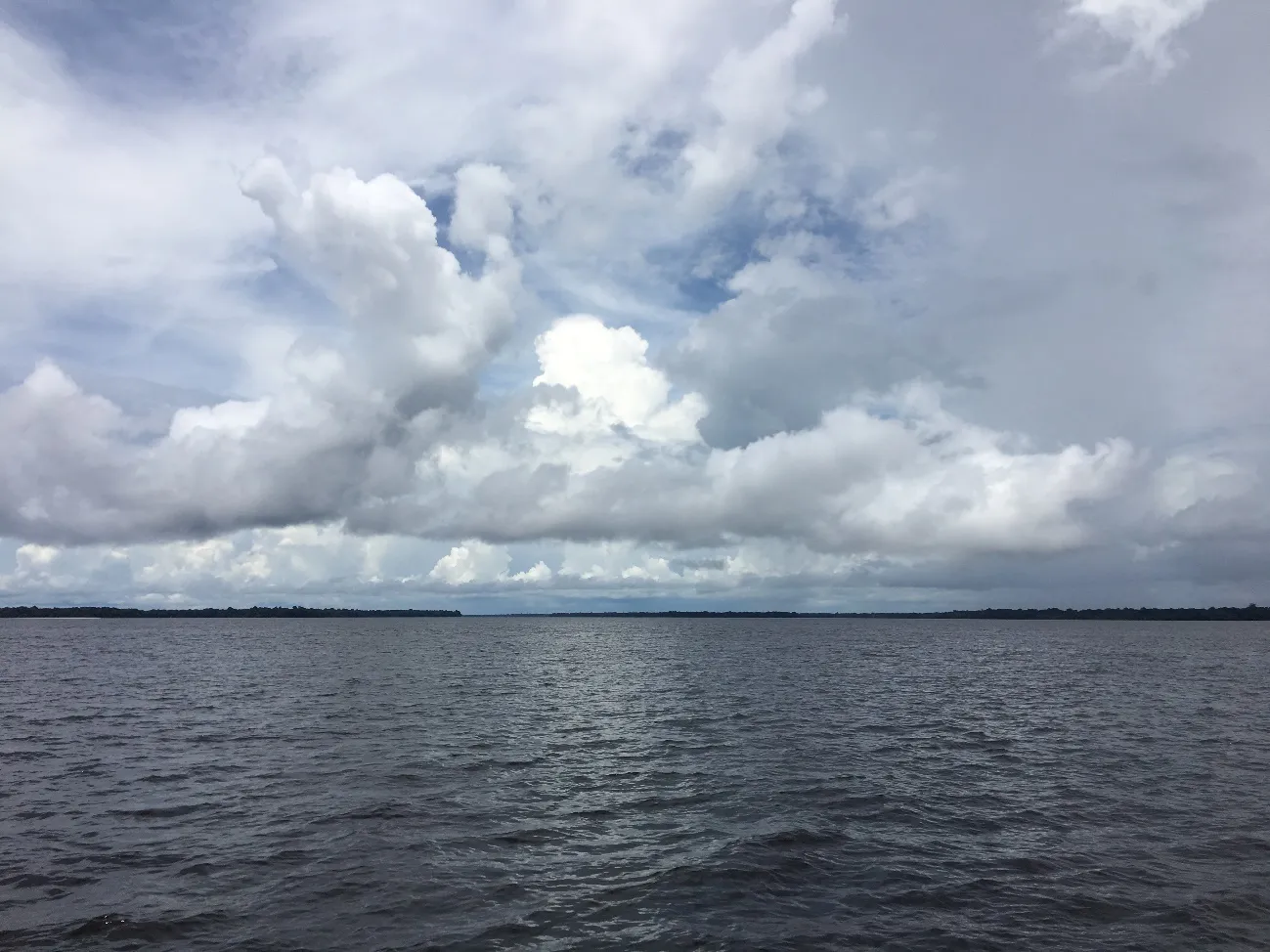 Imagem do rio Amazonas e os vapores que irão se transformar nos rios voadores Imagem do rio Amazonas e os vapores que irão se transformar nos rios voadores