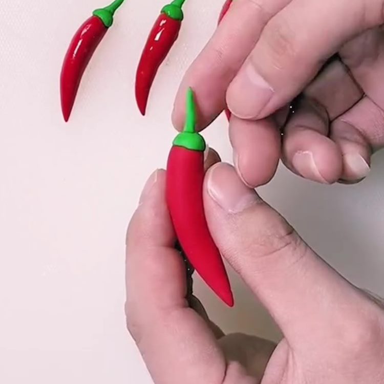 Ideia de pimenta para fazer a Trend da massinha do tiktok

