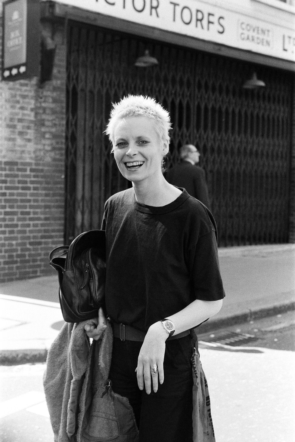 Vivienne Westwood em 1977. Vivienne Westwood em 1977.