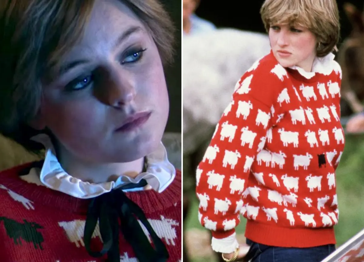 Estilo da Princesa Diana em The Crown