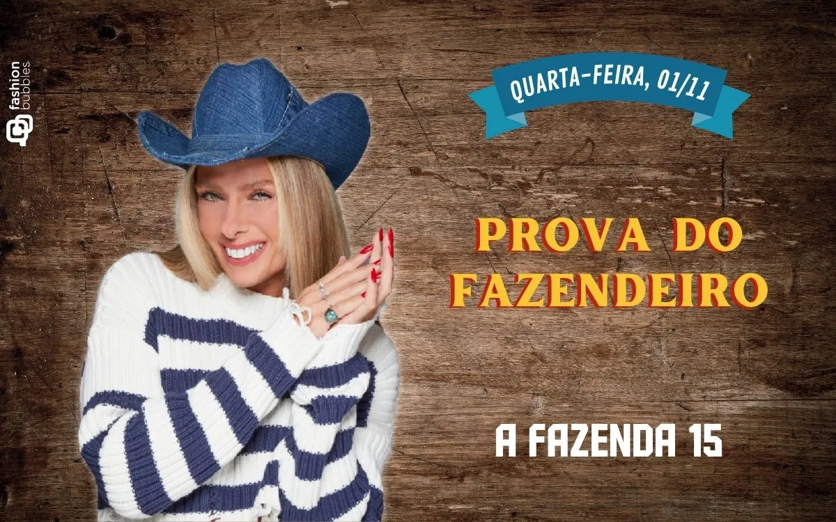 foto de Adriane Galisteu ao lado de que horas começa A Fazenda 2023 hoje, 01/11