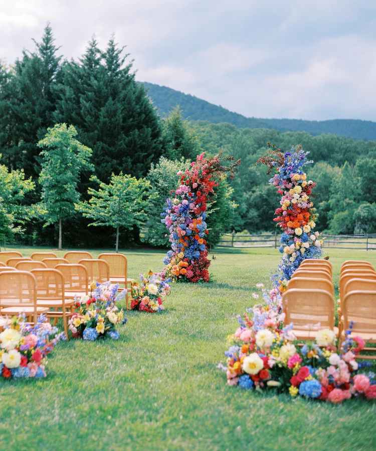 Decoração de casamento mini wedding ao ar livre