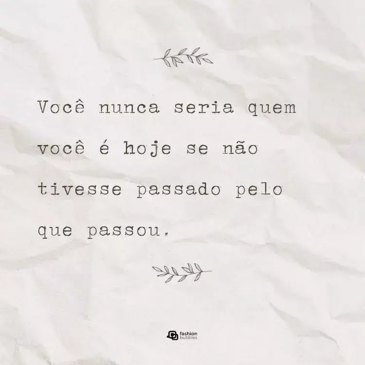 Frase sobre passado
