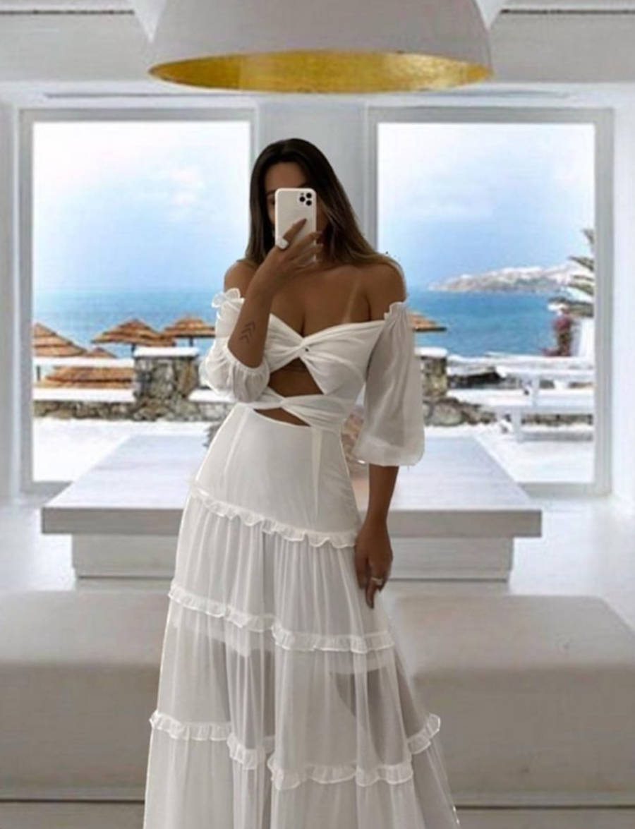 Foto de look praiano para o ano novo