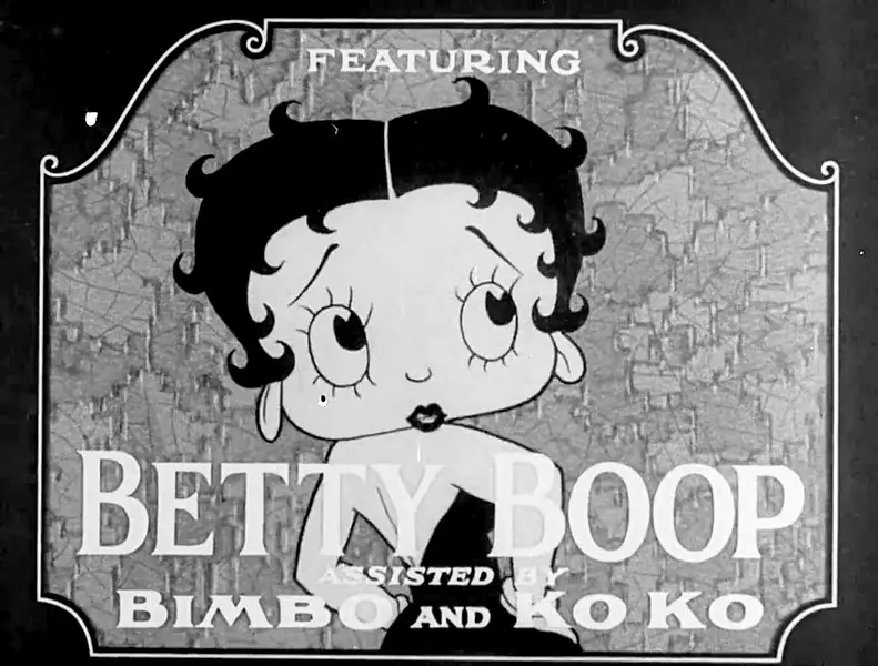 O desenho animado da pin-up Betty Boop, década de 1930. O desenho animado da pin-up Betty Boop, década de 1930.