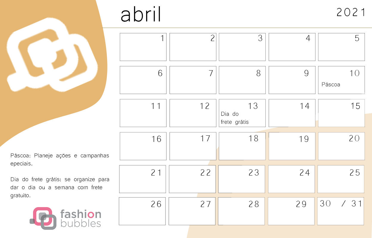 Planejamento Varejo 2021 - Abril