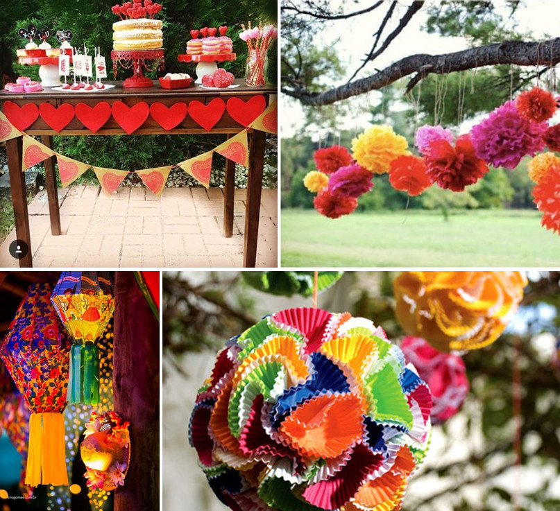 decoração para Festas Juninas