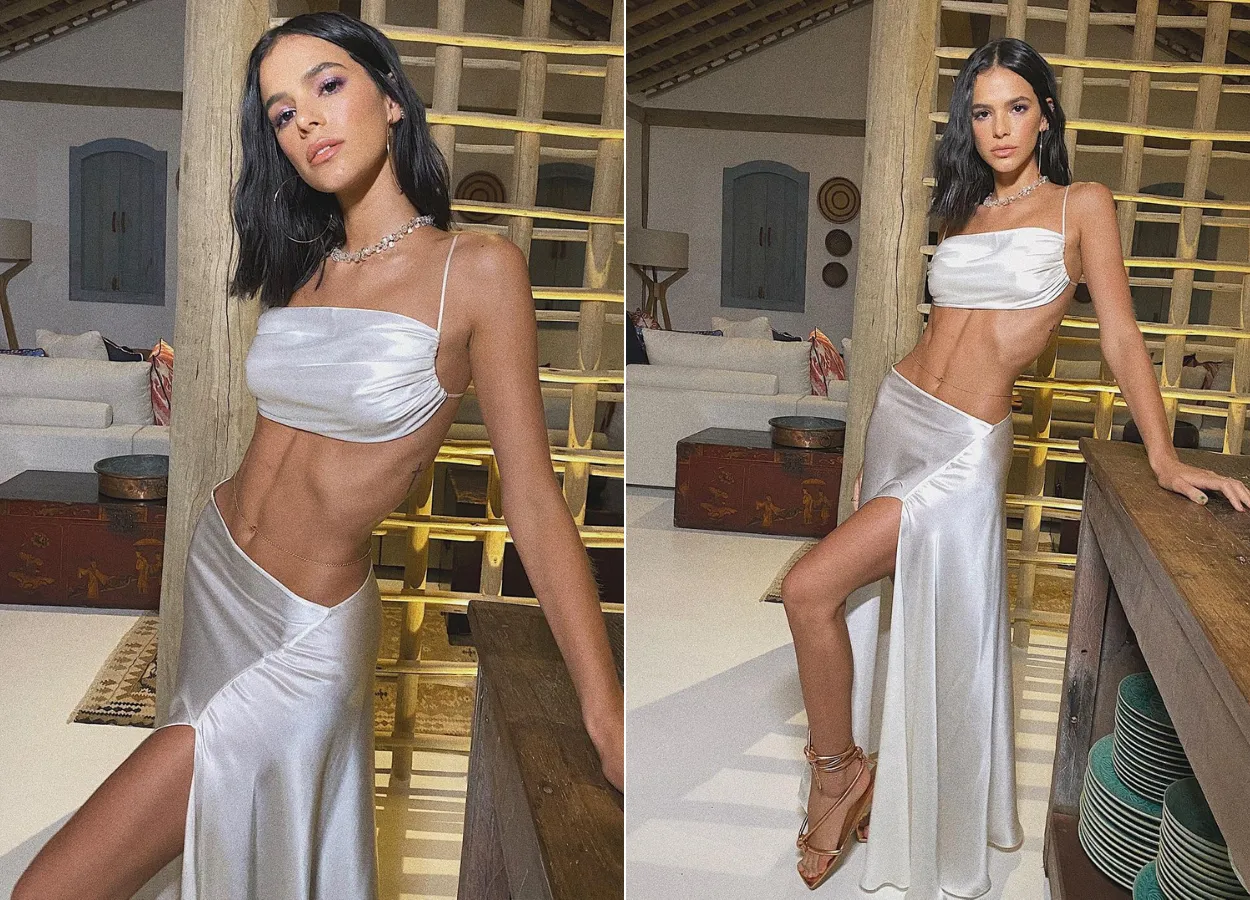 Looks com branco 2021: Bruna Marquezine