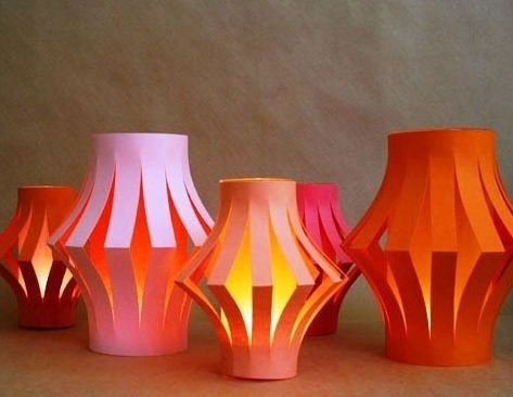 lanternas de papel