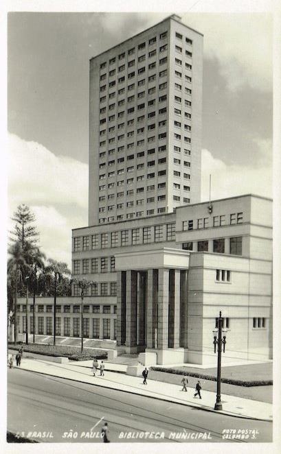 Biblioteca Mário de Andrade na década de 50