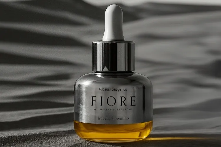 Foto do elixir Fiore, parceria entre Roseli Siqueira e Isabella Fiorentino