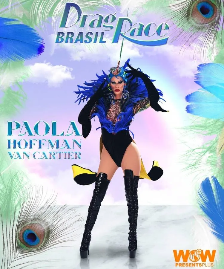 Foto da drag queen Paola Hoffman Van Cartier