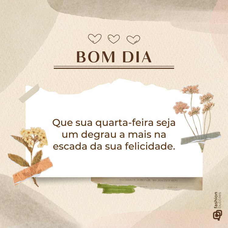 Frase de bom dia quarta-feira como lembrete
