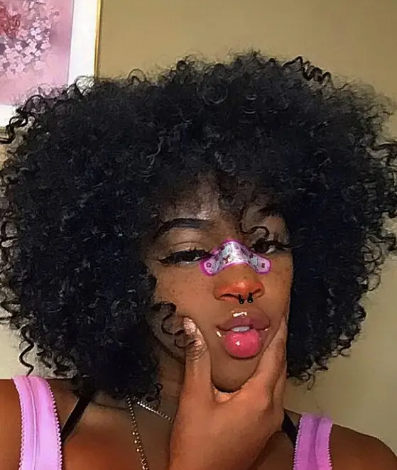 Make com band-aid e filtro sem nitidez